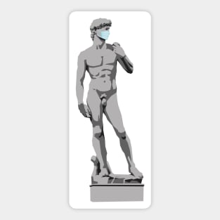 Michelangelo's David stays safe Sticker